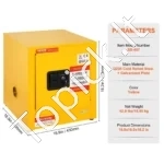 Saugos Spintelė Degiems Skysčiams (41.6 Litrų), 43 x 43 x 46.3 cm, Cinkuotas Plienas - Image 2