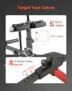 Sėdima Blauzdos Treniravimo Mašina (Calf Machine), Plieninis Rėmas, Iki 158,8 kg - Image 5