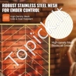 Senovinio Stiliaus Židinio Apsauga nuo Žiežirbų, Auksas, Geležis, Plotis 980 mm - Image 3