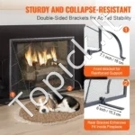 Senovinio Stiliaus Židinio Apsauga nuo Žiežirbų, Geležinė, Plotis 906 mm - Image 4