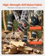 A Klasės Pjovimo Apsaugos Kelnės , 105 cm Ilgis, M Dydis, 8 Sluoksniai, 420D Nailonas - Image 7