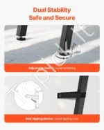 Siauras Industrialus Konsolinis Stalas. 2 Lygiai,180 x 30 x 80 cm - Image 6