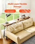 Siauras Industrialus Konsolinis Stalas. 2 Lygiai,180 x 30 x 80 cm - Image 5