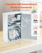 Sieninė Pirmosios Pagalbos Dėžė , 46 x 30 x 14 cm, Metalinė Spintelė, 1000 Dalių Komplektas - Image 4