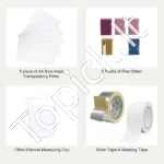 Šilkografijos Rėmelių Komplektas 3 Vnt., Aliuminis, 110 Akių - Image 3