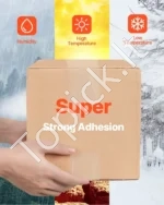 Skaidri Pakavimo Juosta Siuntoms su Dozatoriumi, 6 Ritinėliai, 47.8 mm x 22.86 m, Storis 0.068 mm - Image 3