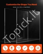 Skaidrios Akrilo (Plexiglas) Plokštės, 2 vnt., 610 mm x 914 mm x 6 mm, PMMA - Image 5