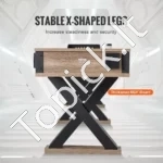 Stalas 2-in-1: Amerikietiškas Boulingas Ir Šaflbordas – Tvirtas MDF, 351 cm Ilgio - Image 4