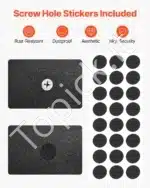 Stalas/lentyna Monitoriaus Stovas. juoda, 2 Aukštų, 94,5 x 24,1 x 73,4 cm - Image 7