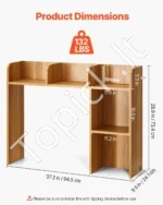 Stalo Lentyna-Organizatorius., 2 Aukštai, 94,5 x 24,1 x 73,4 cm - Image 3