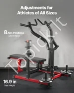 Sudedama Krūtinės Spaudimo Mašina su Reguliuojamu Suoliuku (Plokščia/Kampinė) - Image 3