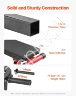 Sudedama Krūtinės Spaudimo Mašina su Reguliuojamu Suoliuku (Plokščia/Kampinė) - Image 4