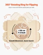 Sukama Puzlės Lenta (Stovas) 1000 Detalių, Su 5 Stalčiais ir Dangčiu, Pušies Mediena - Image 3