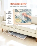 Sukama Puzlės Lenta (Stovas) 1500 Detalių, Su 5 Stalčiais ir Dangčiu, Pušies Mediena, Matmenys 890 x 660 x 30 mm - Image 5