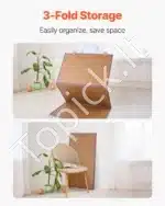 Sulankstomas Japoniškas Tatamio Kilimėlis/Čiužinys Iš Natūralaus Ratano. 203 x 99 x 1.3 cm, Vienvietis, Natūralios Spalvos - Image 6