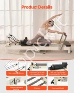 Sulankstomas Pilates Reformeris, Aliuminio Rėmas, 109 x 56 x 23 cm (sulankstytas), iki 181,44 kg - Image 5