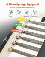 Sulankstomas Pilates Reformeris, Aliuminio/Plieno Rėmas, 208 x 56 x 72,5 cm (Išskleistas), Iki 181,44 kg - Image 2