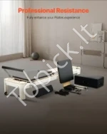 Sulankstomas Pilates Reformeris, Aliuminio/Plieno Rėmas, 208 x 56 x 72,5 cm (Išskleistas), Iki 181,44 kg - Image 3