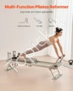Sulankstomas Pilates Reformeris (Pilateso Mašina) Metalinis, 208 x 56 cm (Išskleistas), Iki 181,44 kg - Image 6