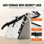 Svertinė Popieriaus Giljotina A3/A4, 16 Lapų, 381 mm Pjovimo Ilgis - Image 5