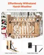 T formos Kampinių Vartų Rėmo Sutvirtinimo Rinkiniai Nuo Nusileidimo| 2 VNT. Komplektas (305 x 195 x 38 mm) - Image 3