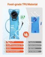 Taktinė Hidratacinė Kuprinė su 3L TPU Gertuve, 600D Oxford Audinys - Image 3