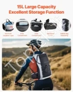 Taktinė Hidratacinė Kuprinė su 3L TPU Gertuve, 600D Oxford Audinys - Image 3