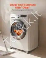 Teleskopinis Kilnojamas Pagrindas Baldams / Buitinei Technikai (2 vnt. rinkinys) - Image 3