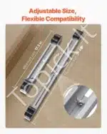 Teleskopinis Kilnojamas Pagrindas Baldams / Buitinei Technikai (2 vnt. rinkinys) - Image 5