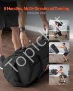 Treniruočių Smėlio Maišas (Sandbag), 23–56 kg Reguliuojamas Svoris, 76 x 38 x 38 cm - Image 6