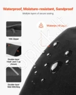 Treniruočių Smėlio Maišas (Sandbag), 23–56 kg Reguliuojamas Svoris, 76 x 38 x 38 cm - Image 3