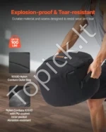 Treniruočių Smėlio Maišas (Sandbag), 45 kg Maks. Talpa, 40 x 23 cm, Tvirta 1000D Nailono Medžiaga - Image 2