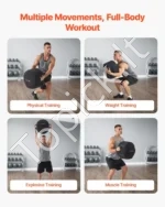 Treniruočių Smėlio Maišas (Sandbag), 45 kg Maks. Talpa, 40 x 23 cm, Tvirta 1000D Nailono Medžiaga - Image 3