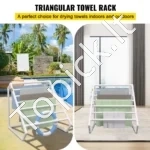 Trikampė Rankšluosčių Džiovykla Iki 8 Rankšluosčių,138 x 138 x 140 cm - Image 2