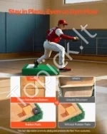 Tvirta Nešiojama Beisbolo/Softbolo Mėtimo Platforma: 250 kg Apkrova - Image 5