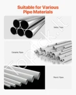 Tvirtas Stacionarus Grandininis Spaustuvas (6,35 mm - 152,4 mm), Ketaus, Su Lenktuvais, Platus Vamzdžių Diapazonas - Image 6