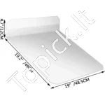 Tvirtas Tankintuvo Padas Su Tvirtinimo Spaustukais, 48,5 cm x 49 cm, Storis 6 mm - Image 4