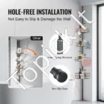 Universali Dušo Lentyna Kampinė, Reguliuojamas Aukštis Nuo 107 cm Iki 290 cm - Image 5