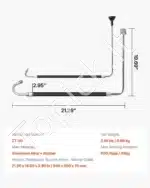 Universalus Beorio Dažymo Purkštuvo Įsiurbimo Žarnos ir Grįžtamosios Linijos Komplektas - Image 7