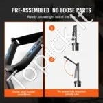 Universalus Gitaros Stovas, Akustinei ir Elektrinei, Reguliuojamas Aukštis iki 118,5 cm - Image 5