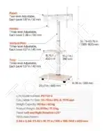 Universalus Kilnojamas TV Stovas, 32-70 Colių, Iki 40 kg - Image 7