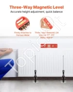 Universalūs Rankiniai Pakėlėjai (2 vnt.), 150 kg, Kėlimas iki 250 mm (25 cm), Plienas - Image 6