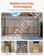 Universalus Reguliuojamas Vartų Rėmo Rinkinys Nuo Nusileidimo (152–243 cm Plotis, 119 cm Aukštis) - Image 2