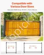 Universalus Reguliuojamas Vartų Rėmo Rinkinys Nuo Nusileidimo (152–243 cm Plotis, 119 cm Aukštis) - Image 5