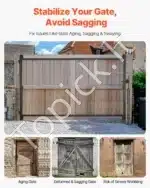 Universalus Reguliuojamas Vartų Rėmo Rinkinys Nuo Nusileidimo (915–1524 mm Plotis, 1651 mm Aukštis) | - Image 2