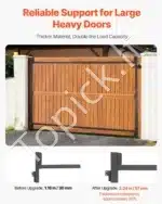Universalus Reguliuojamas Vartų Rėmo Rinkinys Nuo Nusileidimo (915–1524 mm Plotis, 1651 mm Aukštis) | - Image 4