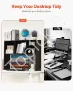 Vientisa Stalo Lentyna. juoda, 1 Aukšto, 94 x 24 x 73 cm - Image 2