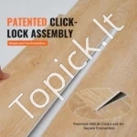 Vinilinė Grindų Danga, 5,5 mm Storio, Sujungimas Klik Sistema,1220 x 185 mm (10 vnt.) - Image 4