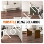  Vinilinė Grindų Danga,5,5 mm Storio, Sujungimas Klik Sistema, 1220 x 185 mm (10 vnt.) - Image 5