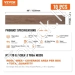  Vinilinė Grindų Danga,5,5 mm Storio, Sujungimas Klik Sistema, 1220 x 185 mm (10 vnt.) - Image 6